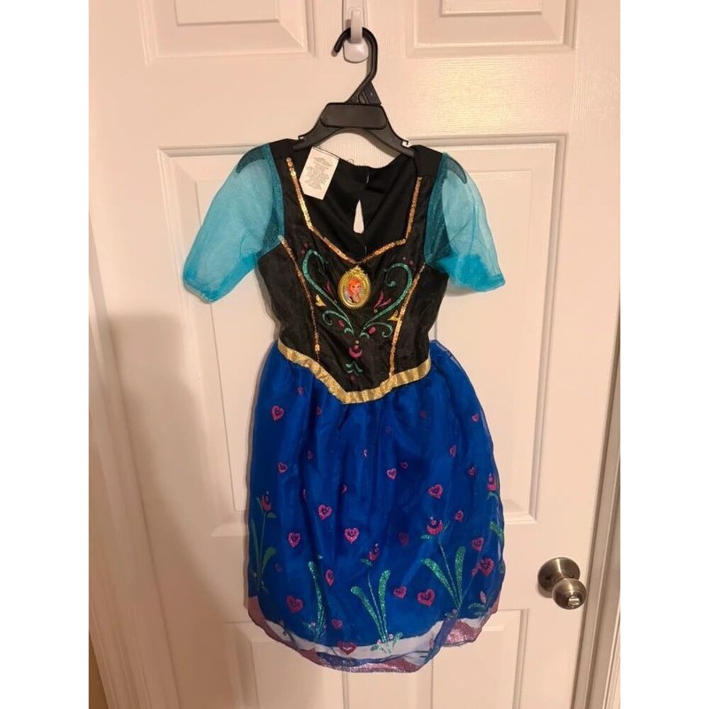 Disney Frozen Anna Light-Up singalong Costume Dress 4-6
